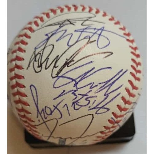 Los Angeles Dodgers Shohei Ohtani Freddie Freeman 2025 team signed Rawlings baseball