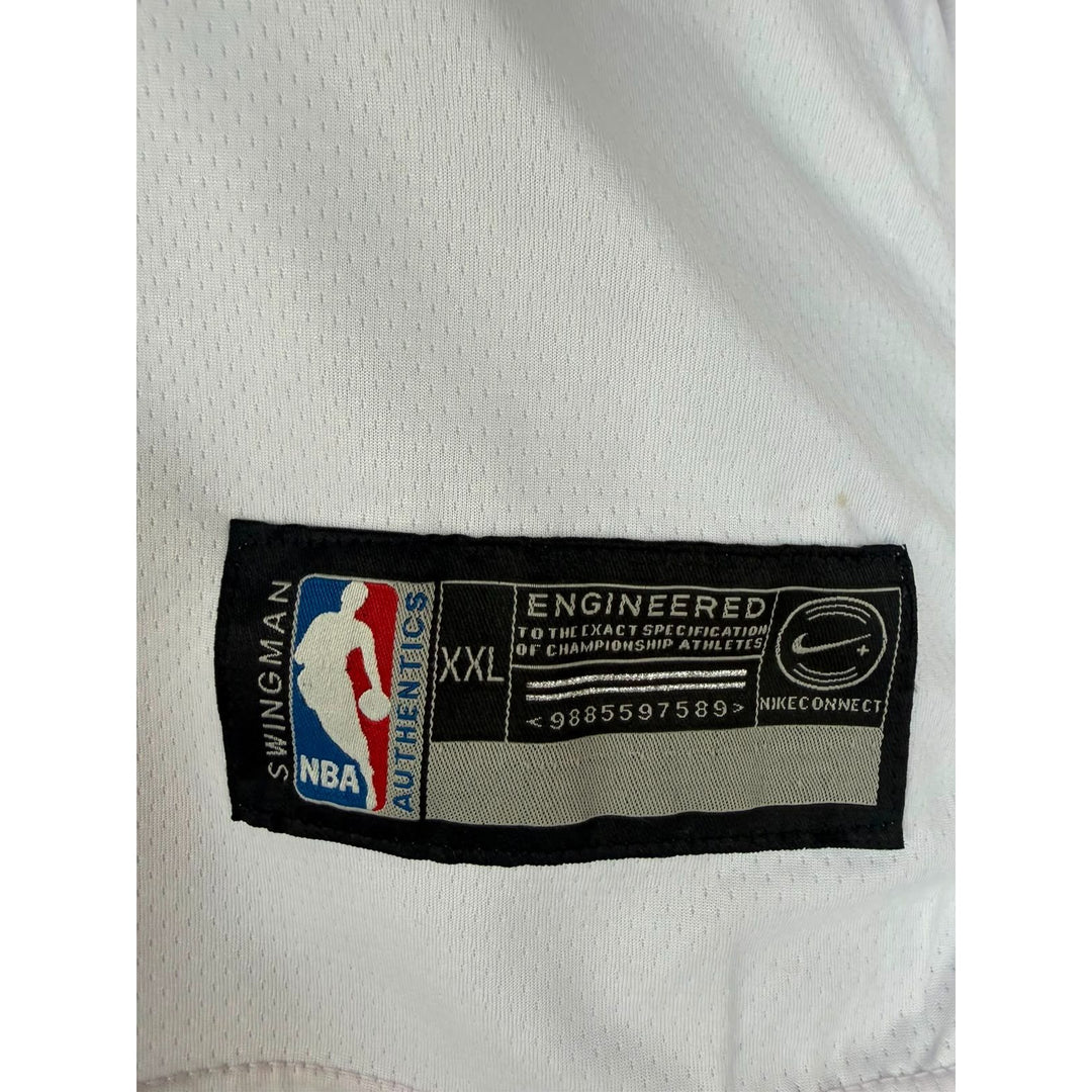 Nikola jokic game model jersey signed with proof.