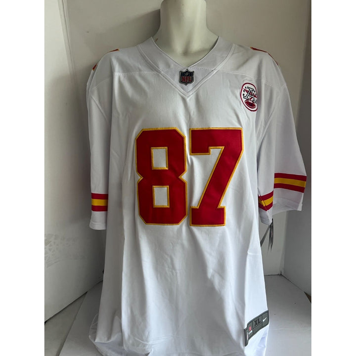 Travis Kelce Kansas City Chiefs Nike extra large game model jersey signed with proof