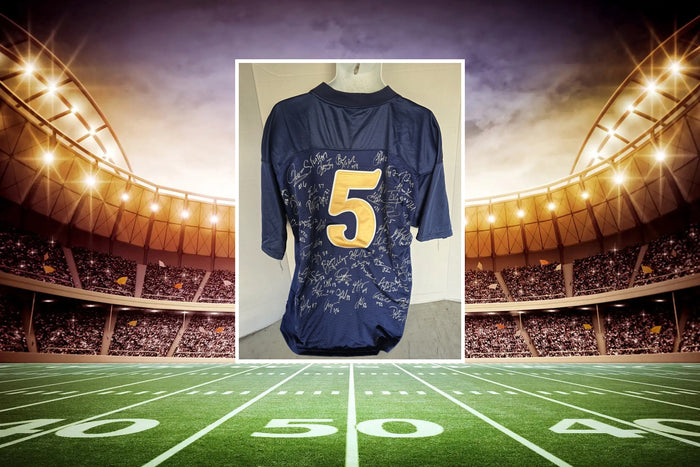 Manti Te'o Notre Dame Fighting Irish 2012 Game Model Jersey Team Signed