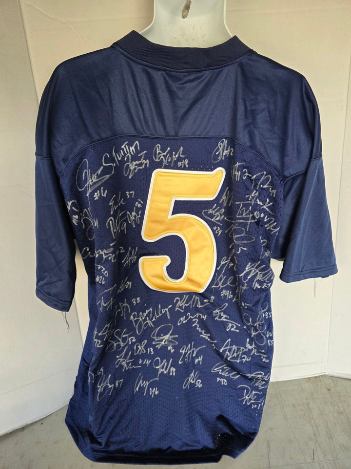 Manti Te'o Notre Dame jersey set 1 signed back