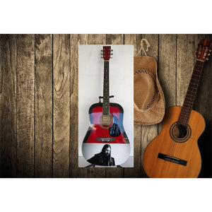 Chris Stapelton full size acoustic guitar signed with proof