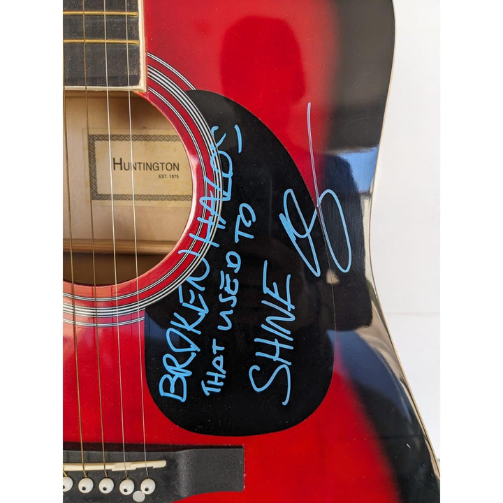 Chris Stapelton full size acoustic guitar signed with proof