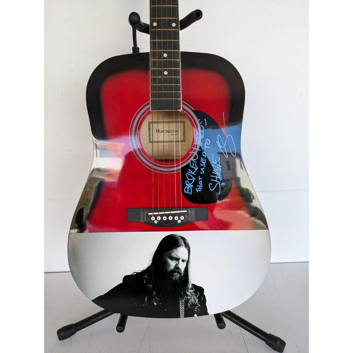Chris Stapelton full size acoustic guitar signed with proof