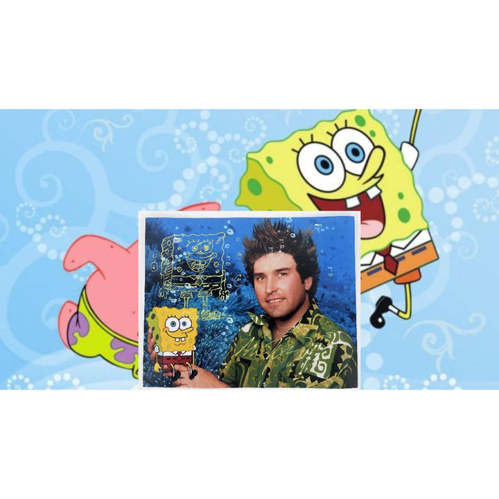 Steven Hillenburg SpongeBob creator sketch and signed, 8x10, photo Awesome Artifacts