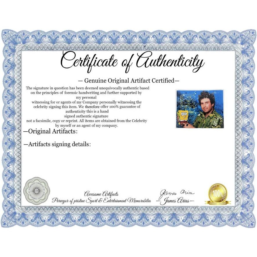 Steven Hillenburg SpongeBob creator sketch and signed, 8x10, photo Awesome Artifacts