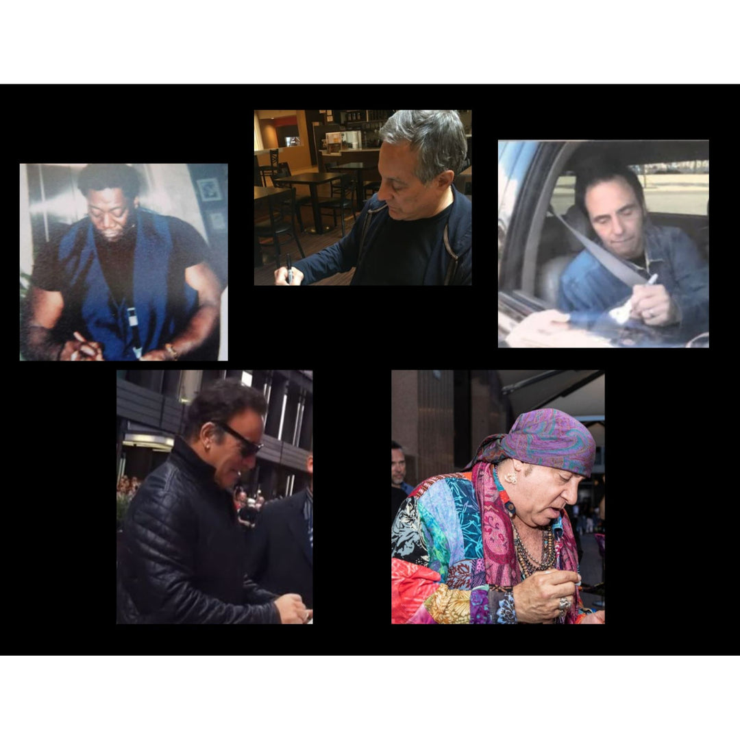 Bruce Springsteen,n Clarence Clemens, Patti Scialfa Gary Tallent, Max Weinberg, Stevie Van Zant, Nils Lofgren