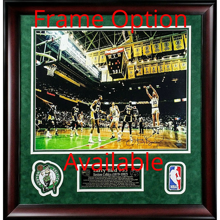 Los Angeles Lakers George Mikan (Minnesota) Kareem Abdul Jabbar,.Shaquille O'Neal 11x14 photo signed with proof