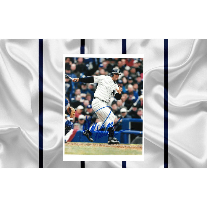 Jorge Posada New York Yankees 8 x 10 photo signed