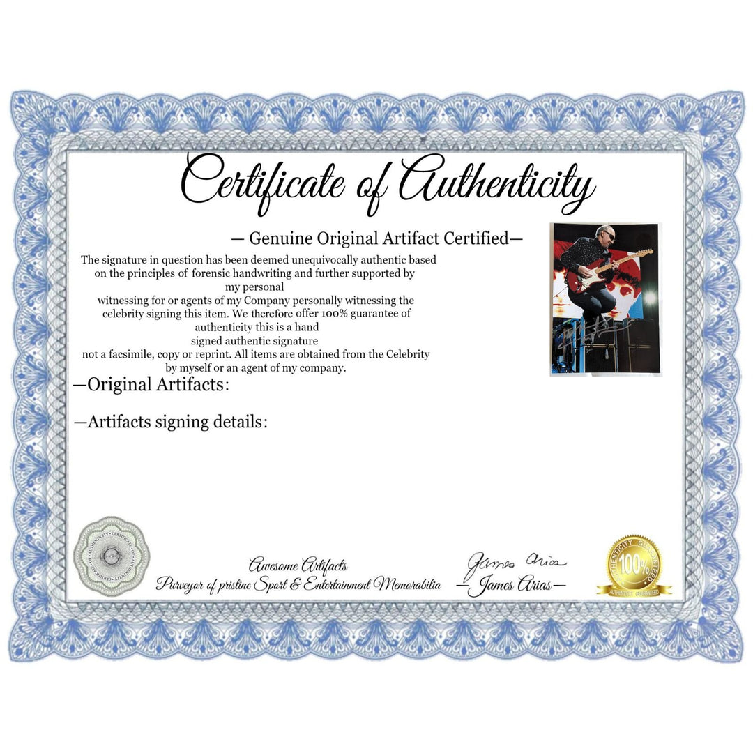 Pete Townshend The Who 5x7 photo signed with proof