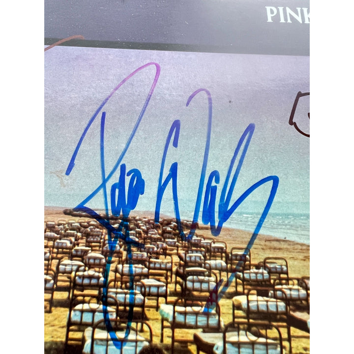 Pink Floyd "A Momentary Lapse of Reason" David Gilmour, Roger Waters, Nick Mason, Richard Wright signed with proof