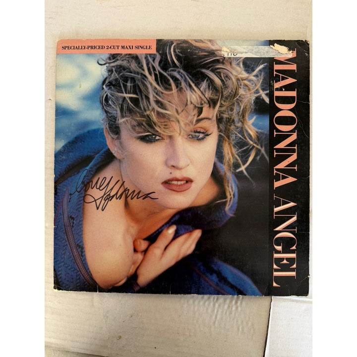 Madonna "Angel" LP signed with proof.
