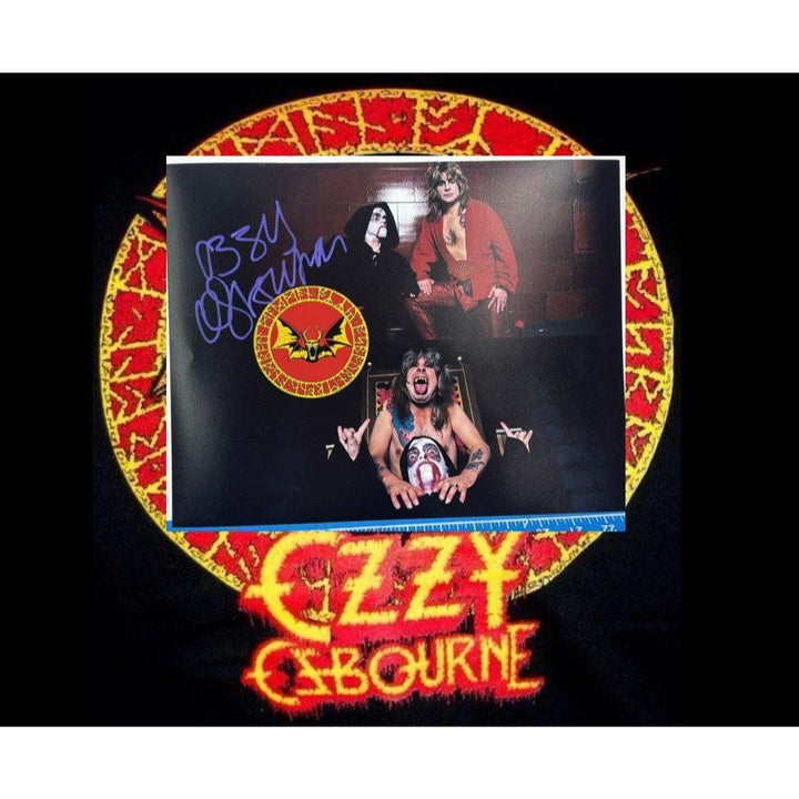 Ozzy Osbourne 11x14 photos signed with proof.