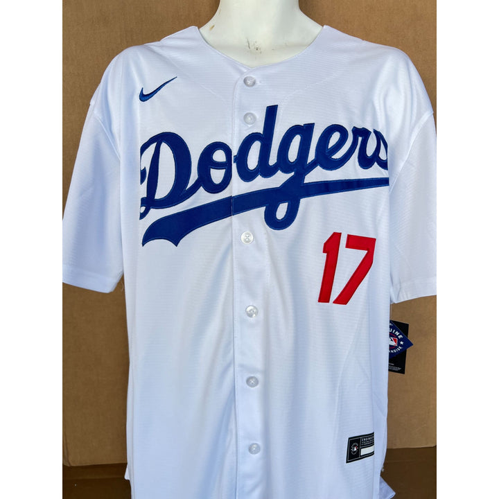 shohei ohtani Los Angeles Dodgers jersey signed with proof.