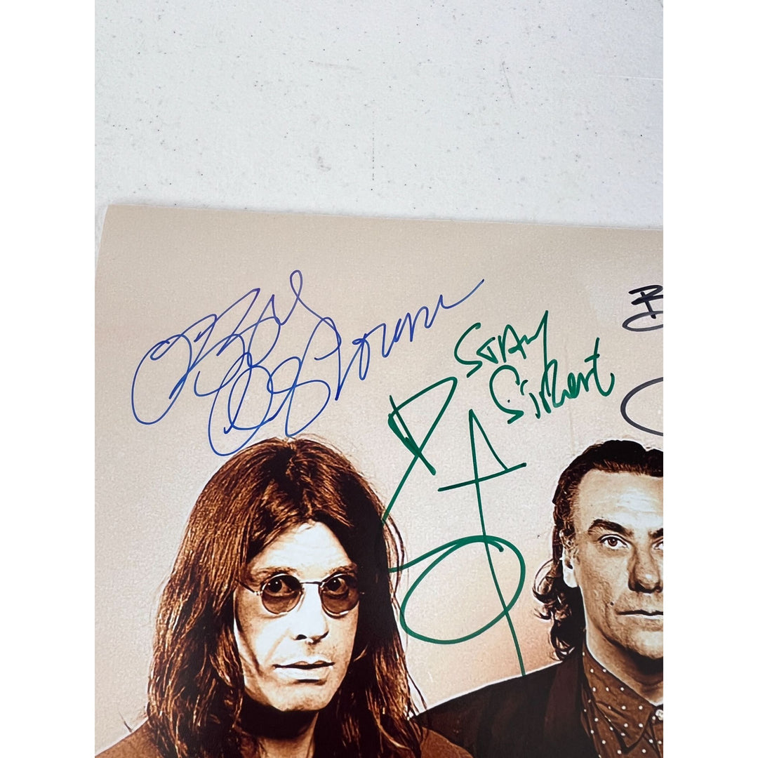 Ozzy Osbourne, Tony Iommi, Geezer Butler, Bill Ward Black Sabath vintage 11x14 photo signed with proof.