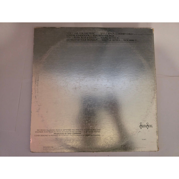 Bad Company "Run With The Pack" LP signed with proof.