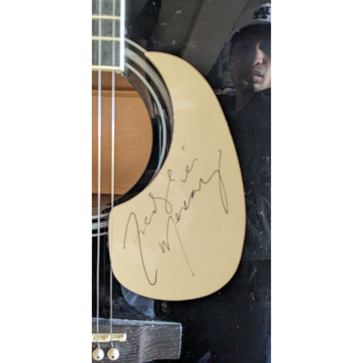 Freddie Mercury Queen 41' full size acoustic guitar signed with proof