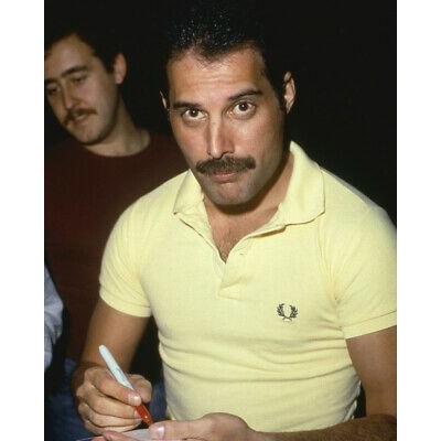 Freddie Mercury Queen 41' full size acoustic guitar signed with proof