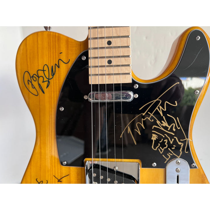 Tom Petty, Ron Blair, Benmont Tinch, Scott Thurston, and Mike Campbell telecaster electric guitar signed with proof