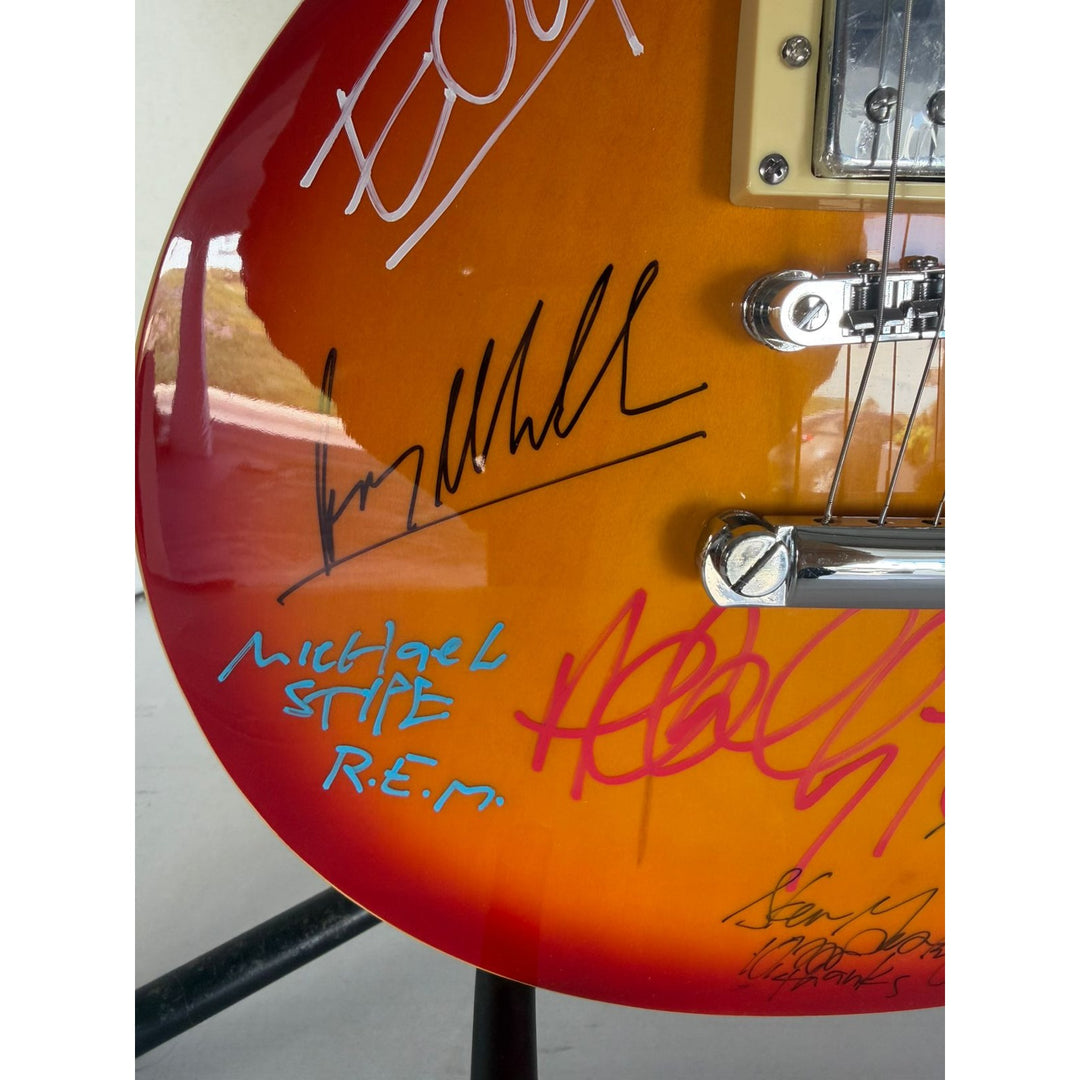 U2 Bono The Edge, Adam Clayton, Larrey Mullen, 10,000 Maniacs Natalie Merchant & REM Mike Mills, Michael Stipe, Bill Berry and Peter Buck 