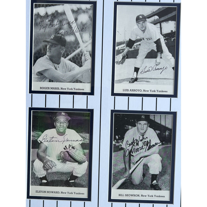 New York Yankees 1961 World Series Champions 12 signed including Roger Maris, Whitey Ford, Elston Howard, Yogi Berra & Mickey Mantle