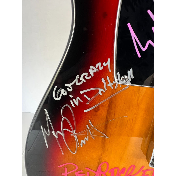 Van Halen Eddie &, Alex Van Halen, David Lee Roth, Michael Anthony telecaster electric guitar signed with proof