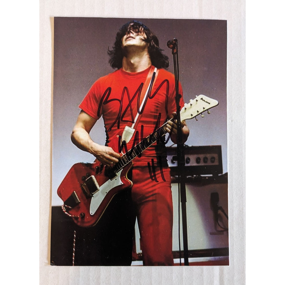 Jack White White Stripes 5x7 photo signed with proof
