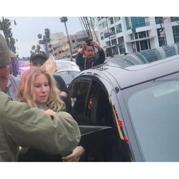 Barbra Streisand original lp signed with proof and museum quality frame 27x28