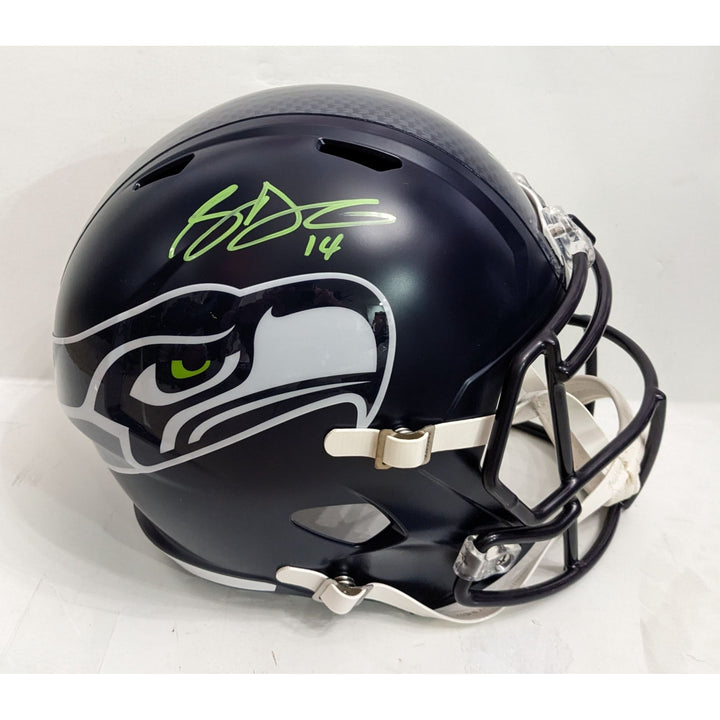 Seattle Seahawks Sam Darnold Riddell speed full size helmet signed with proof