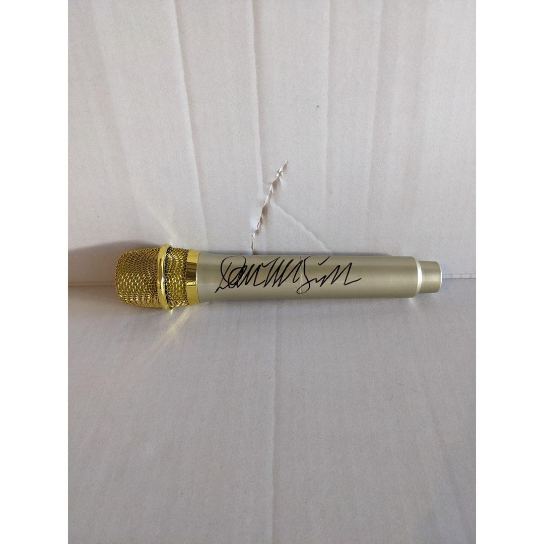 Don McLean microphone signed with proof