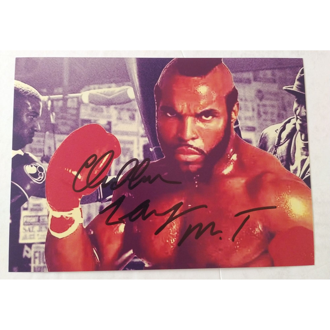 Mr. T, "Clubber Lang", Rocky, 5x7 photo, signed