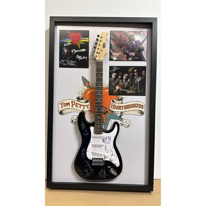 James Hetfield Disturbed Korn Jonathan Davis Limp Bizkit Fred Durst, Marilyn Manson Rob Zombie Heavy Metal Legends guitar signed with proof.
