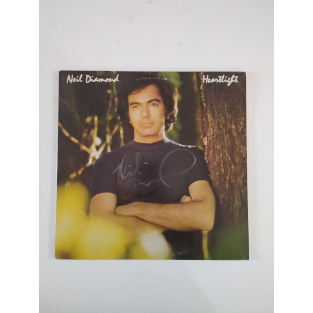 Neil Diamond Heartlight original LP signed with proof