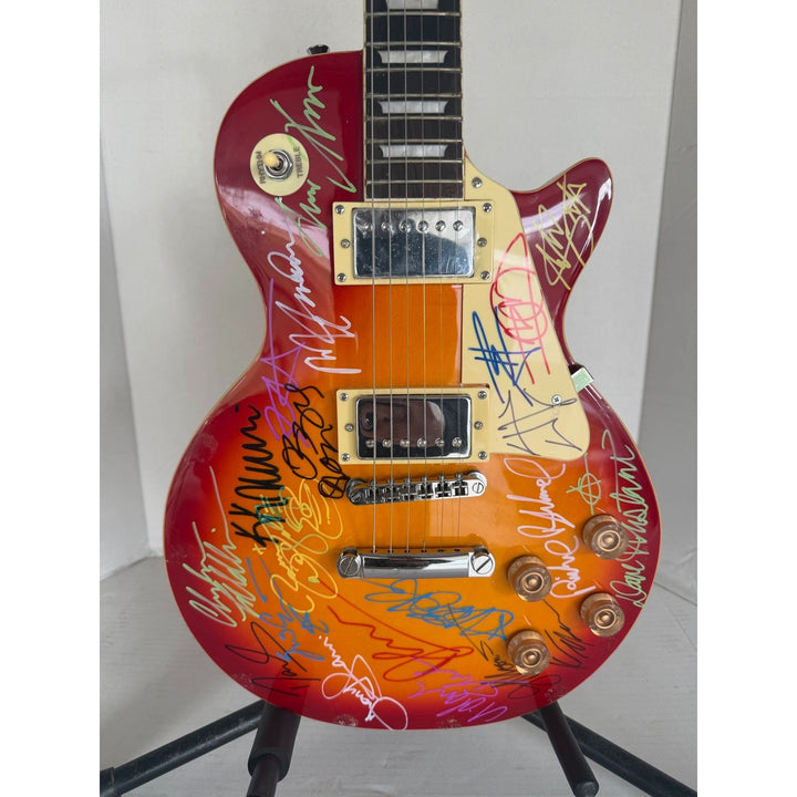 James Hetfield Dimebag Darrell Zakk Wylde (19) Heavy Metal guitars legends cherry Les Paul electric guitar signed with proof.