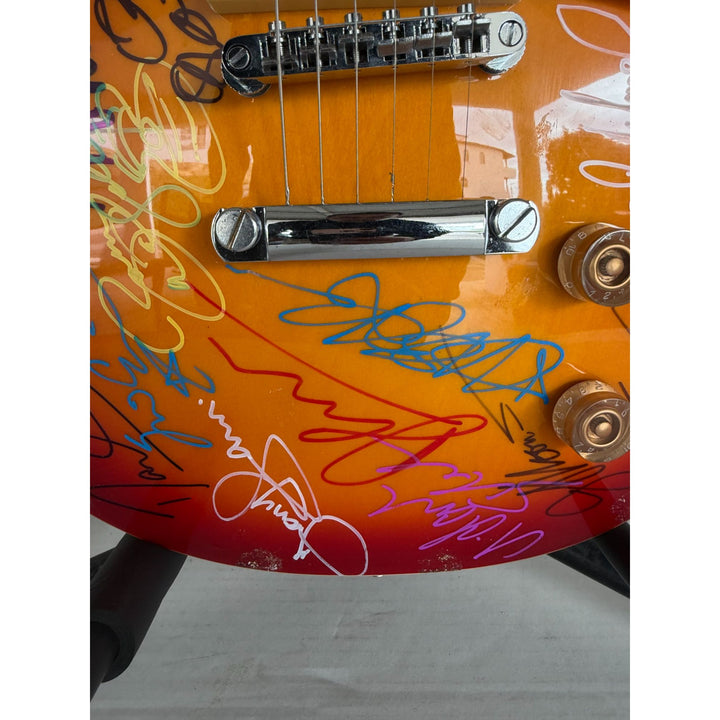 James Hetfield Dimebag Darrell Zakk Wylde (19) Heavy Metal guitars legends cherry Les Paul electric guitar signed with proof.