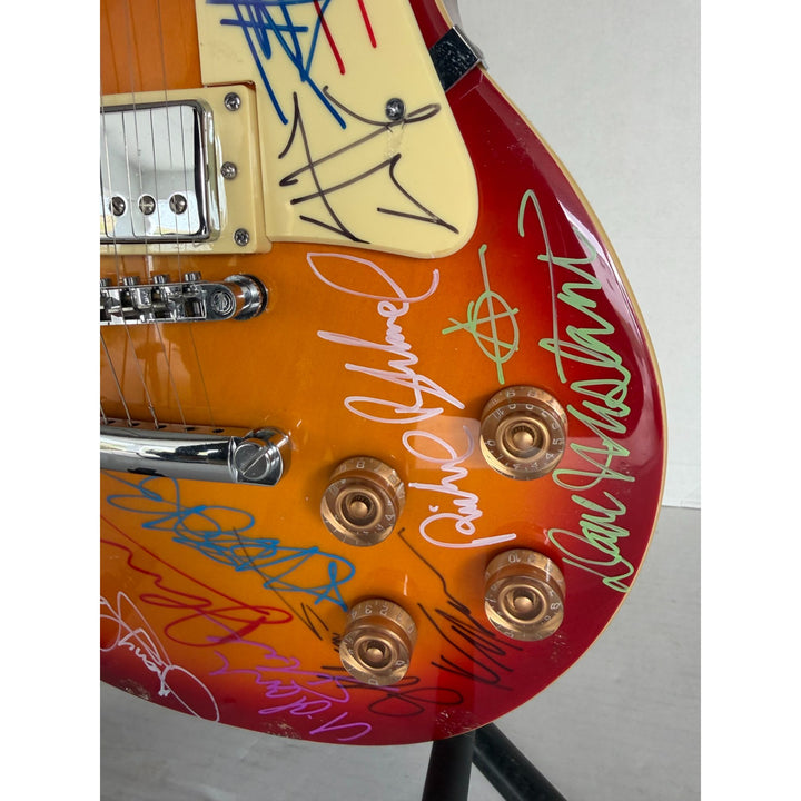 James Hetfield Dimebag Darrell Zakk Wylde (19) Heavy Metal guitars legends cherry Les Paul electric guitar signed with proof.