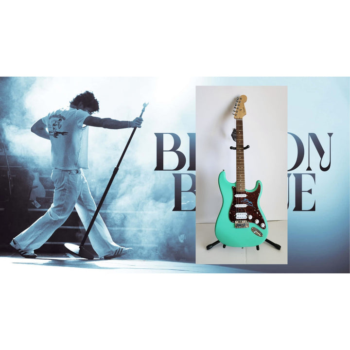 Benson Boone authentic Fender Stratocaster Squier electric guitar signed with proof