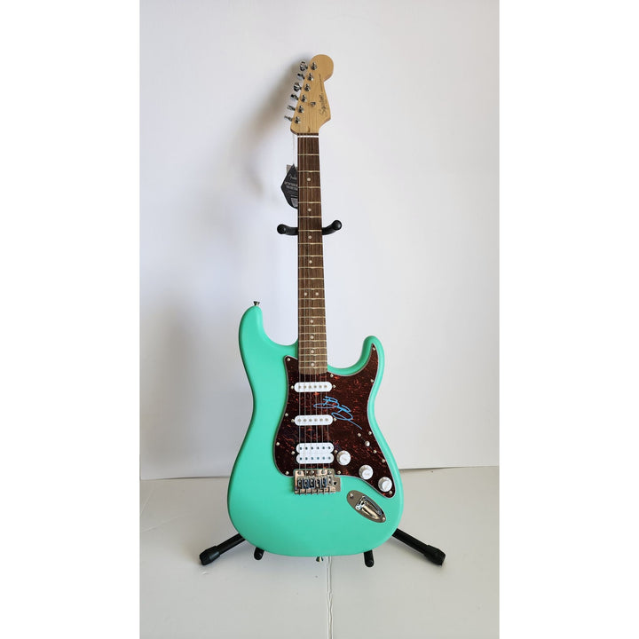 Benson Boone authentic Fender Stratocaster Squier electric guitar signed with proof