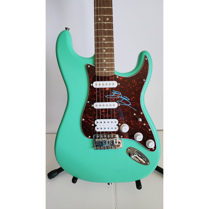 Benson Boone authentic Fender Stratocaster Squier electric guitar signed with proof