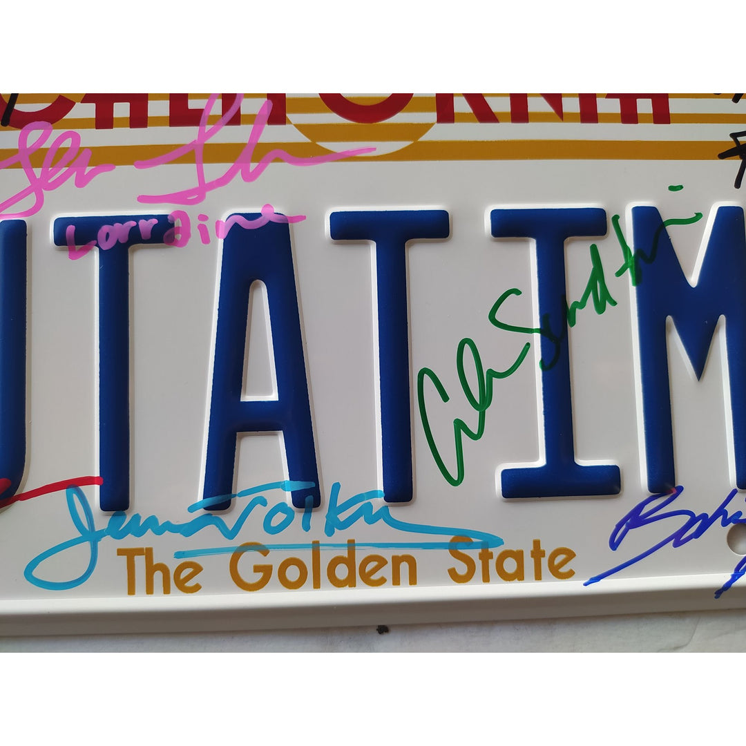 Back to the Future authentic license plate Michael J fox Marty McFly Christopher Lloyd Doc Brown