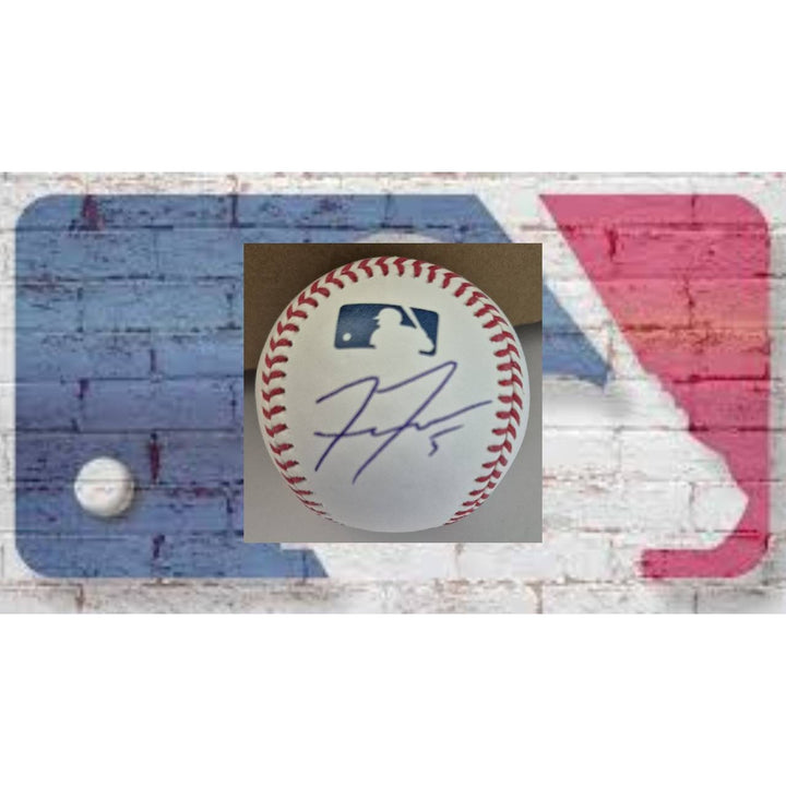 Freddie Freeman World Series MVP Los Angeles Dodgers Rawlings baseball signed with proof.