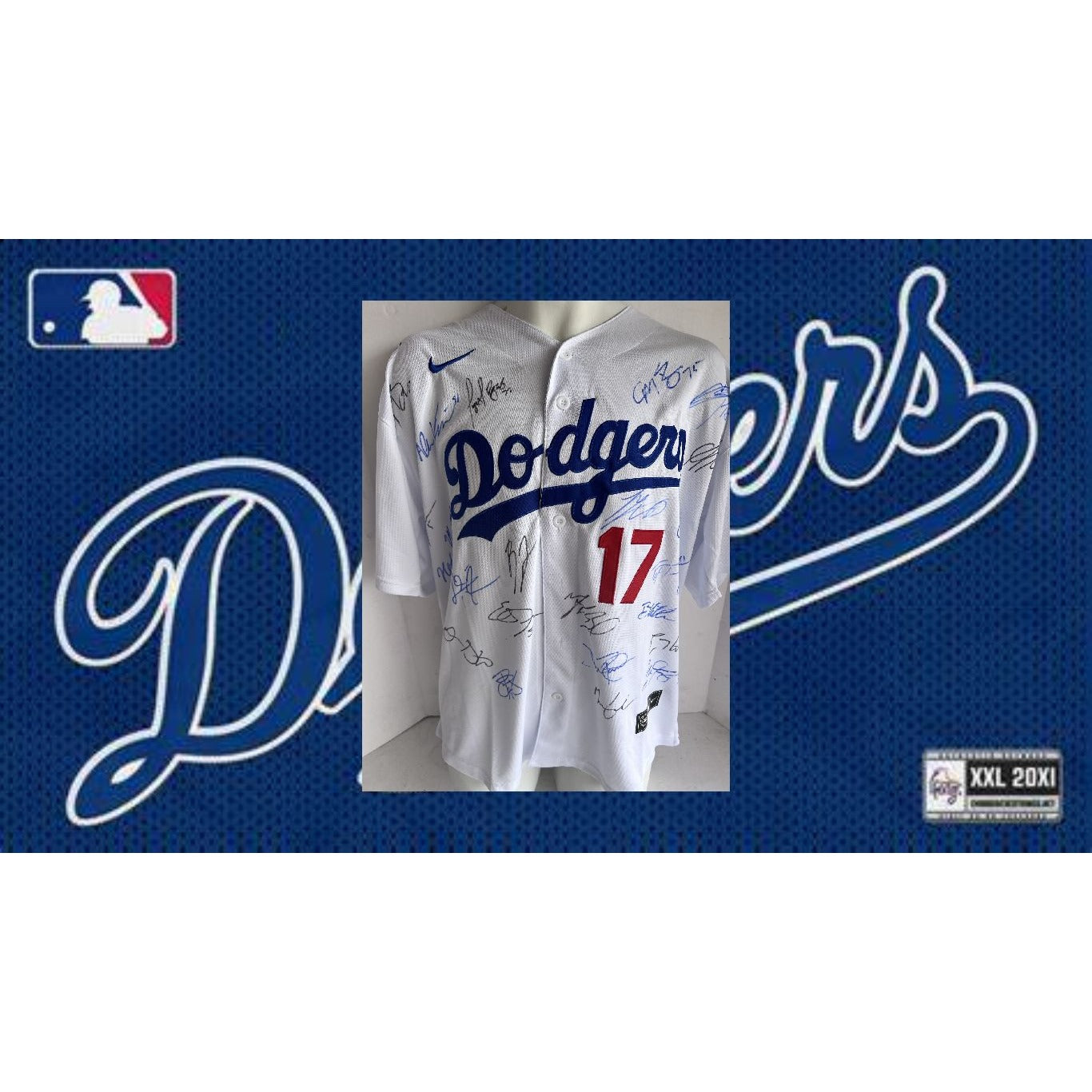 Shohei Ohtani Los Angeles Dodgers 2024 team signed jersey with proof