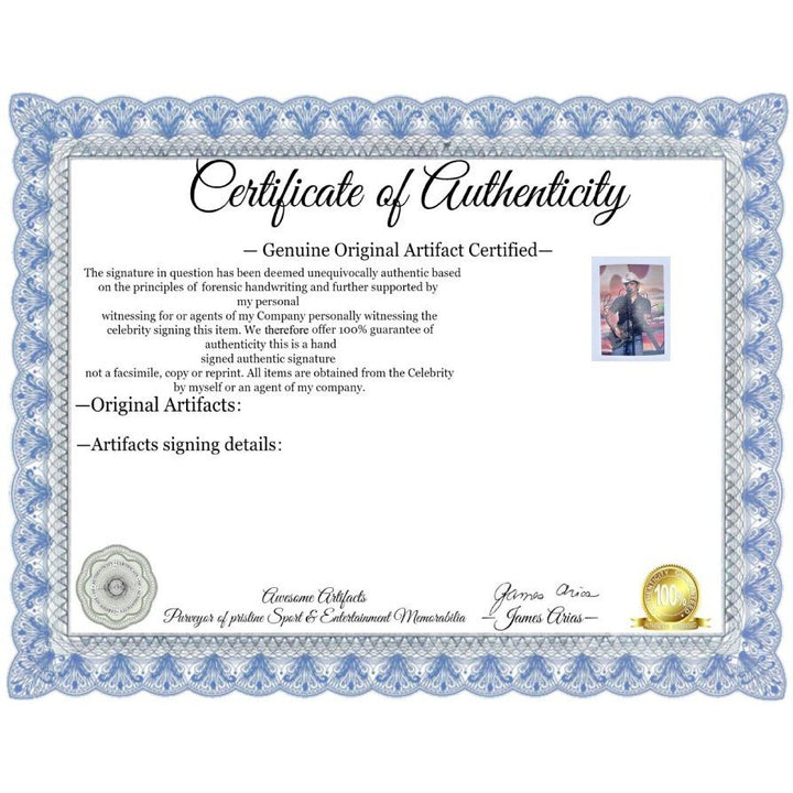 Brad Paisley Country Music Legend 5x7 Photo signed with proof.