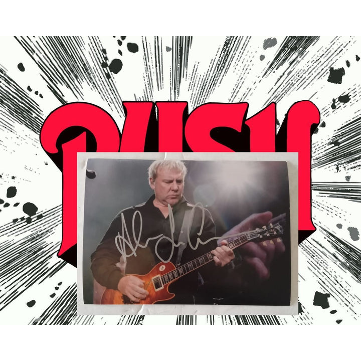 Alex Lifeson Rush guitarist 5x7 photo signed with proof