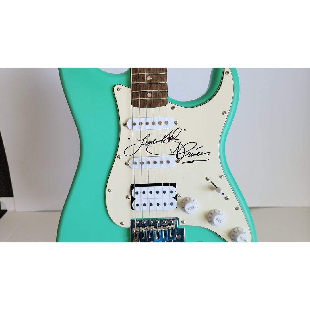 Rogers Nelson, Prince, Fender Stratocaster electric guitar with proof