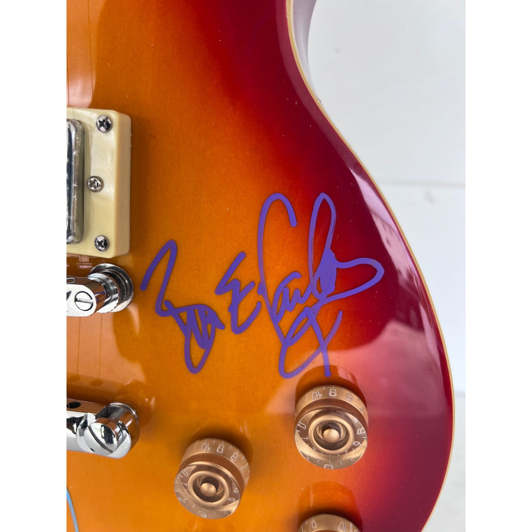 Cheap Trick vintage les paul signed with proof Rob Zander, Bun E. Carlos, Rick Nielsen, Tom Peterson.