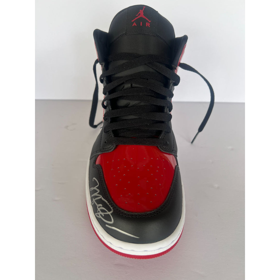 Michael Jordan size 10 Air Jordan sneaker signed with proof