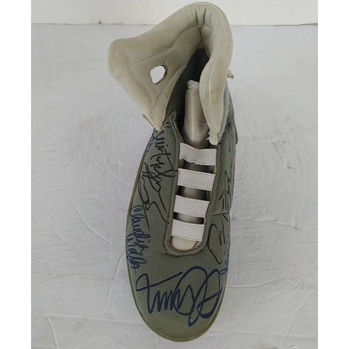 Back to the Future cast shoe signed Michael J fox "Marty McFly" Christopher Lloyd "Doc Brown" with proof Awesome Artifacts