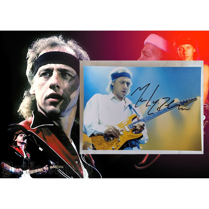 Mark Knopfler Dire Straits 5x7 photo signed with proof