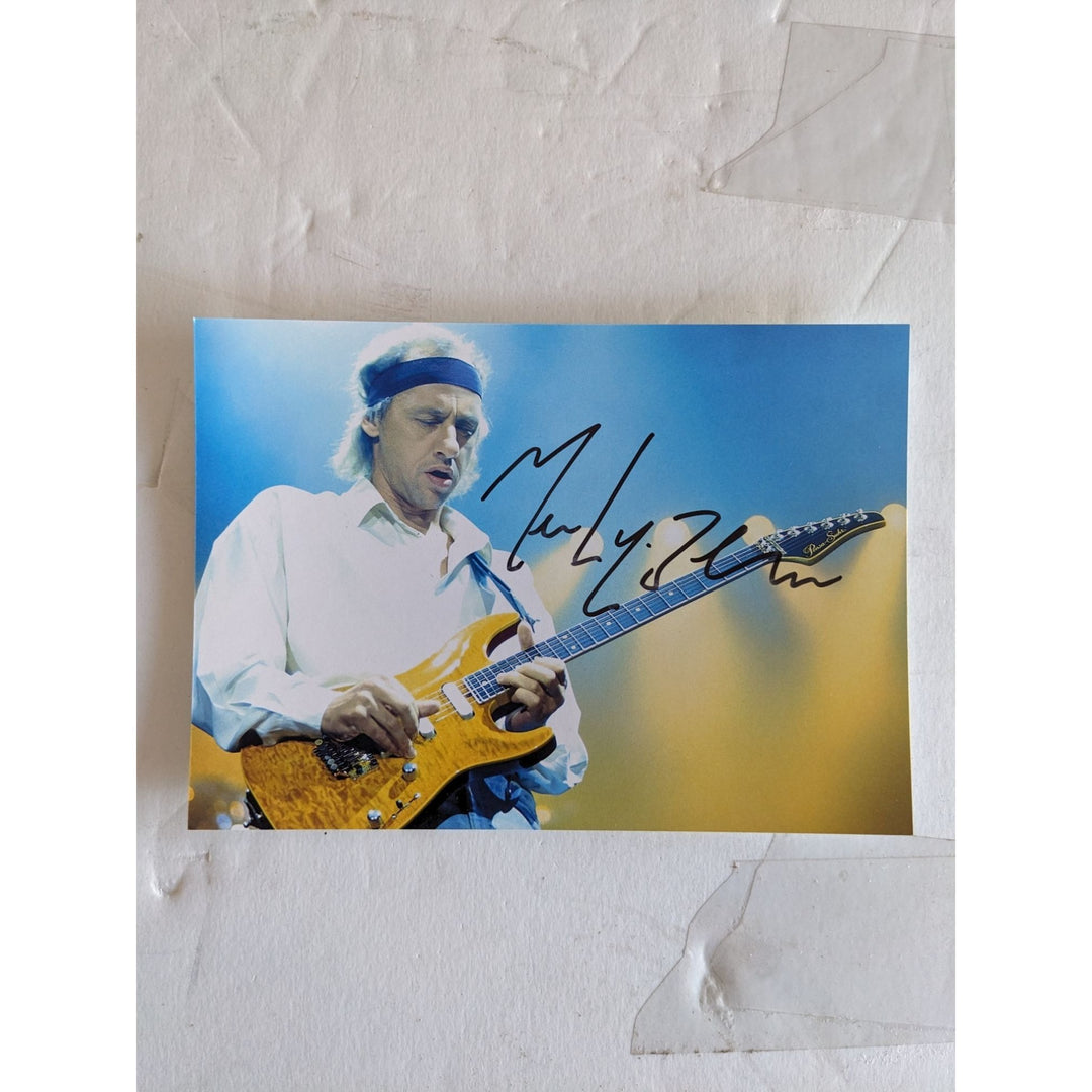 Mark Knopfler Dire Straits 5x7 photo signed with proof